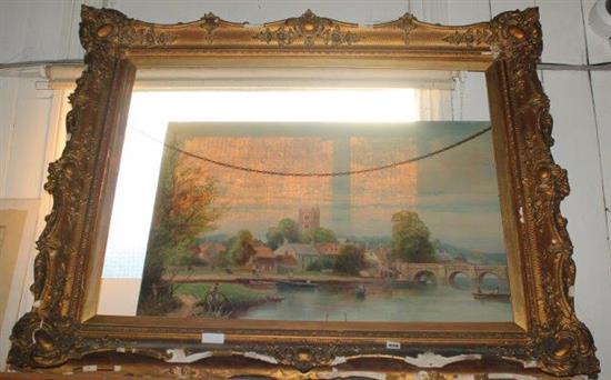 George Whyatt, oil on canvas, Henley on Thames